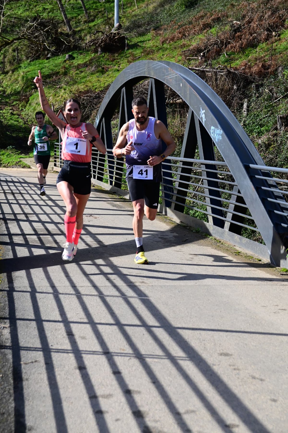Urolako Trena Maratoia: poza helmugan, running Euskadin